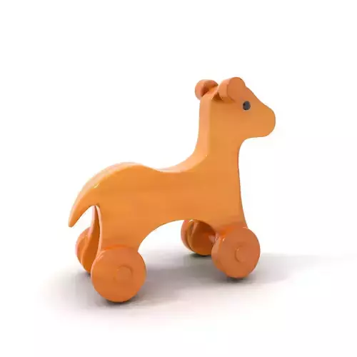 Wooden Animal Push Toy Model Pack