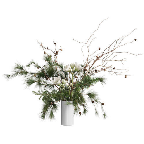Flower In Vase 80 3D model