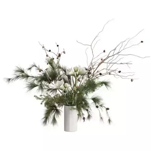 Flower In Vase 80 3D model