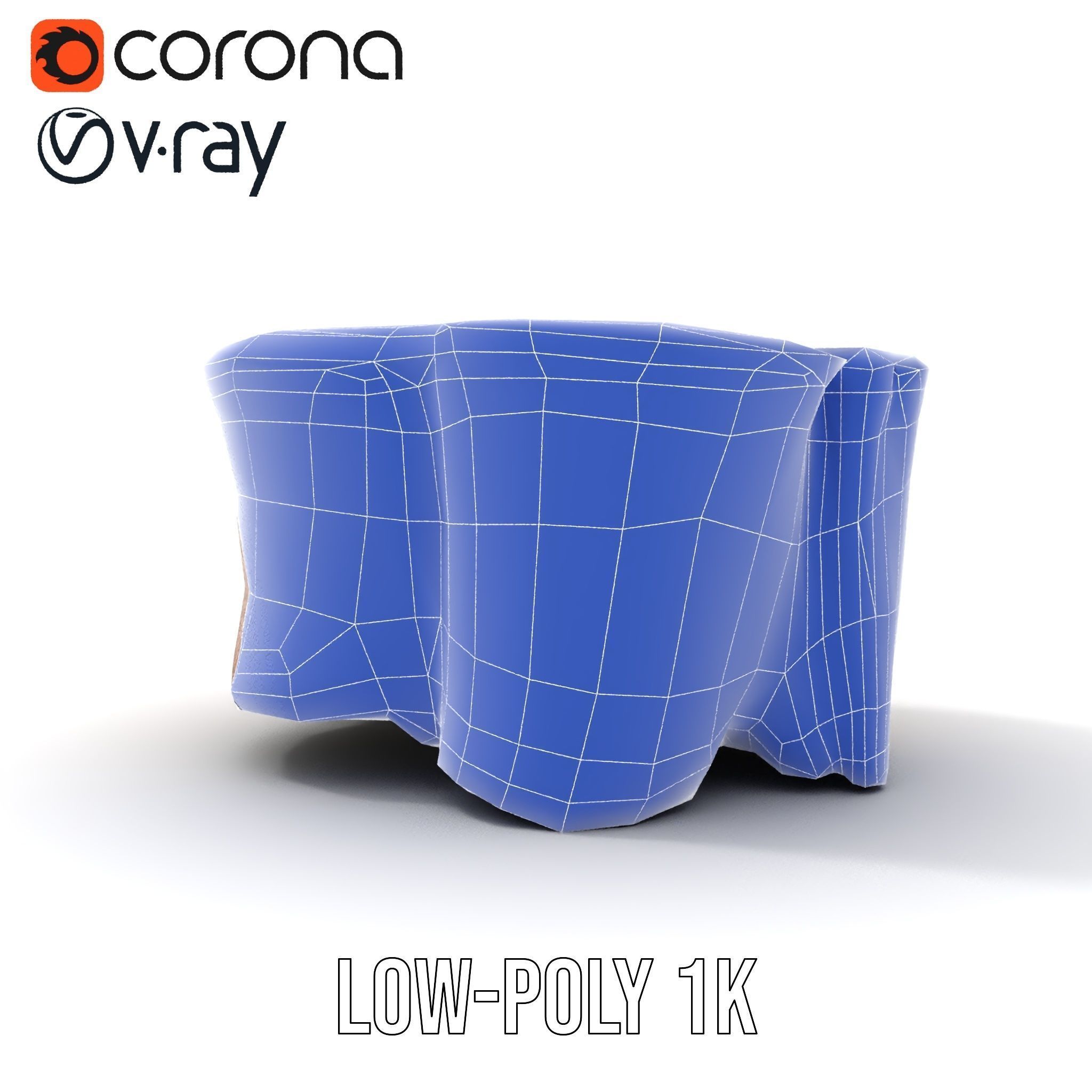 Mossy Tree Stump Model Pack for Nature Scenes Low-poly 3D model_27