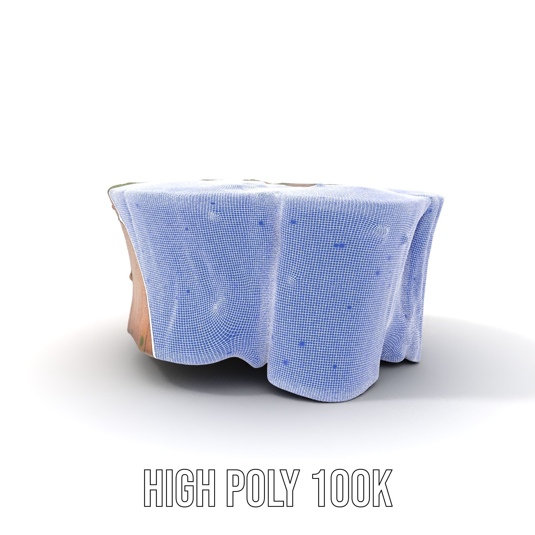 Mossy Tree Stump Model Pack for Nature Scenes Low-poly 3D model_4