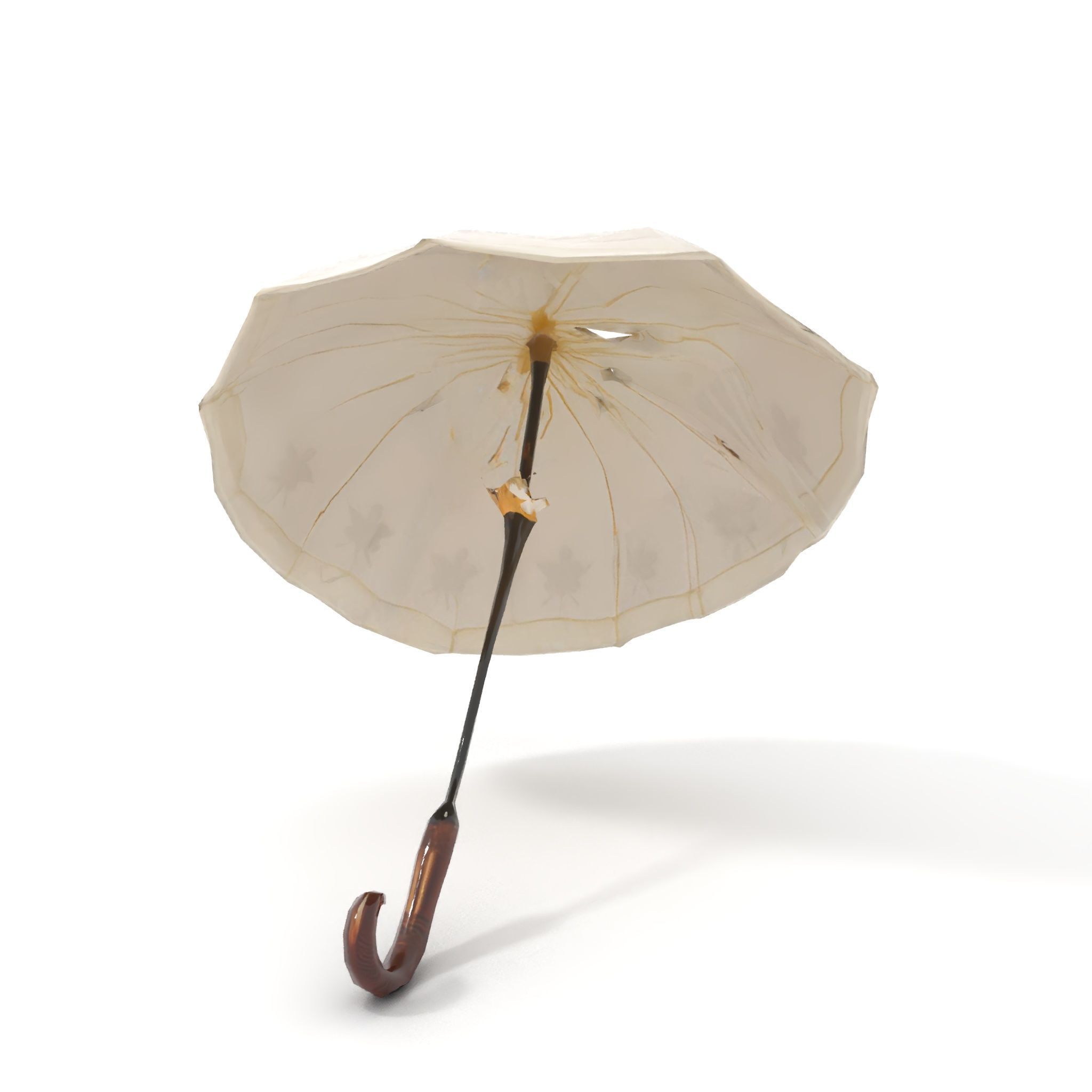 Elegant Lace Parasol Model Pack Low-poly 3D model_11