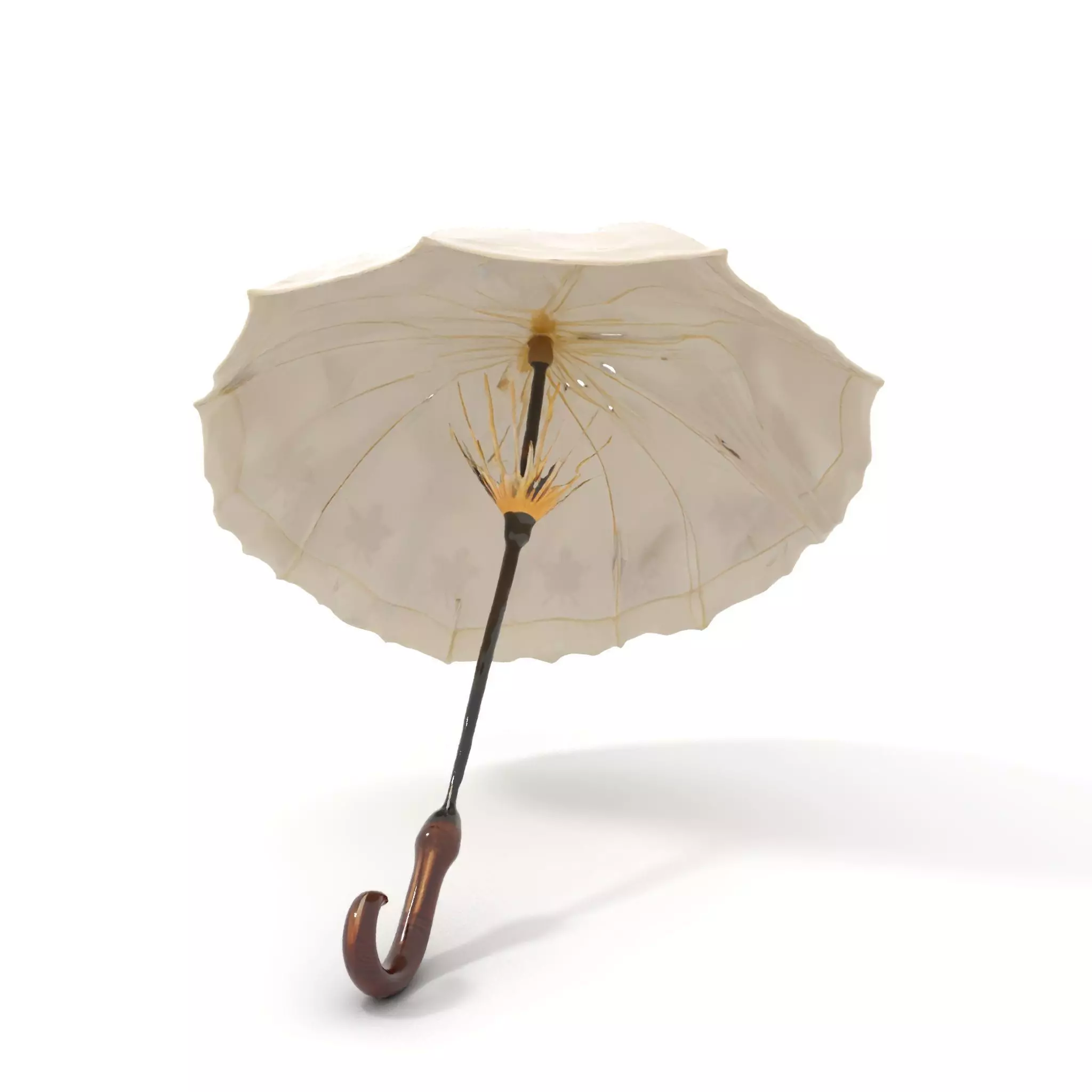 Elegant Lace Parasol Model Pack Low-poly 3D model_0