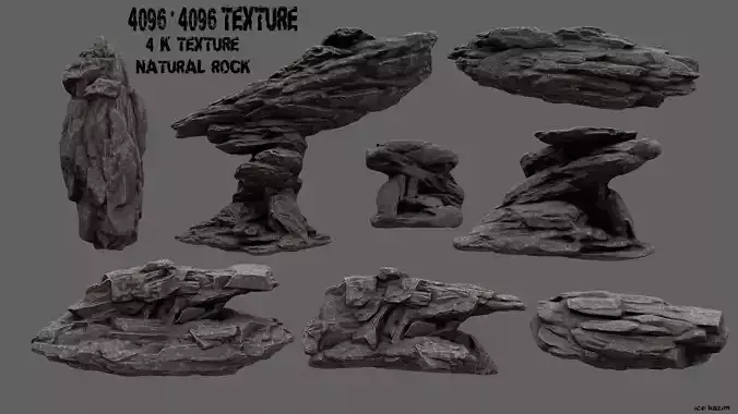 Rock Mountain 3D model