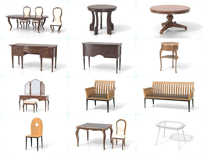 Furniture Collection - Tables Chairs Desks and Seating 