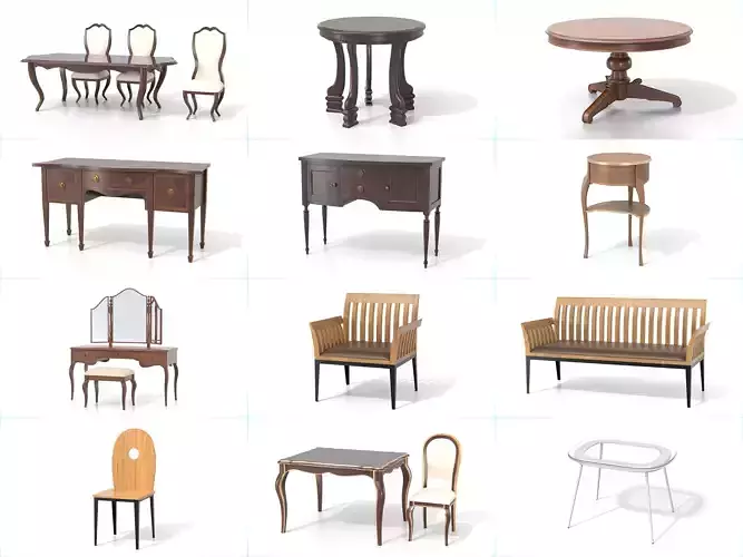 Furniture Collection - Tables Chairs Desks and Seating