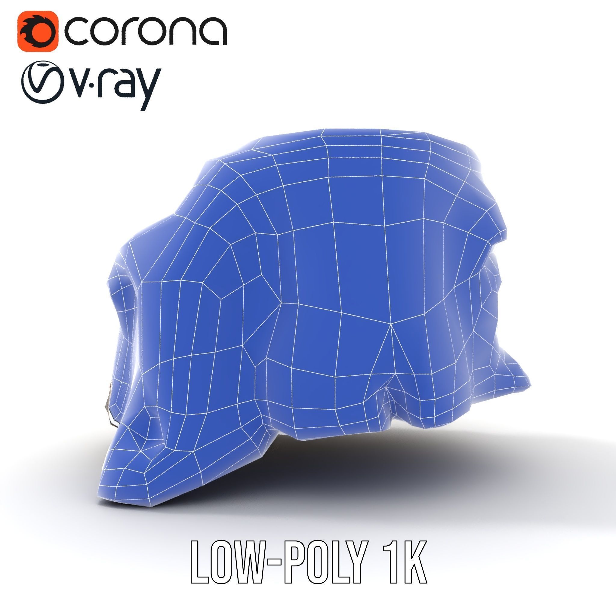 Mossy Tree Stump Model Pack Low-poly 3D model_22