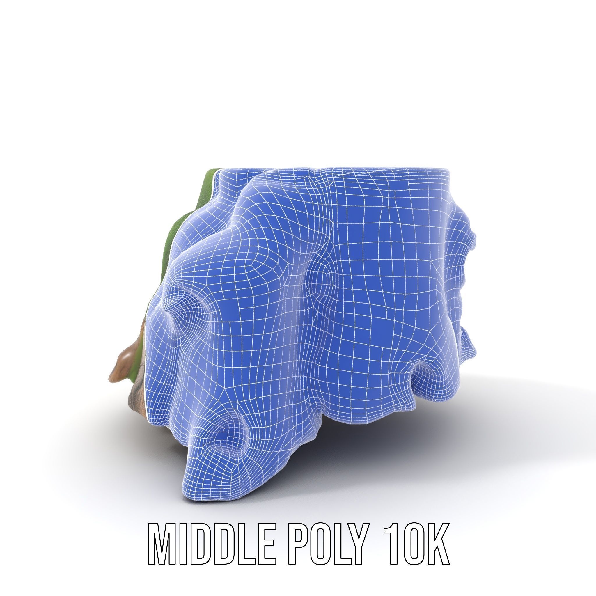 Mossy Tree Stump Model Pack Low-poly 3D model_21