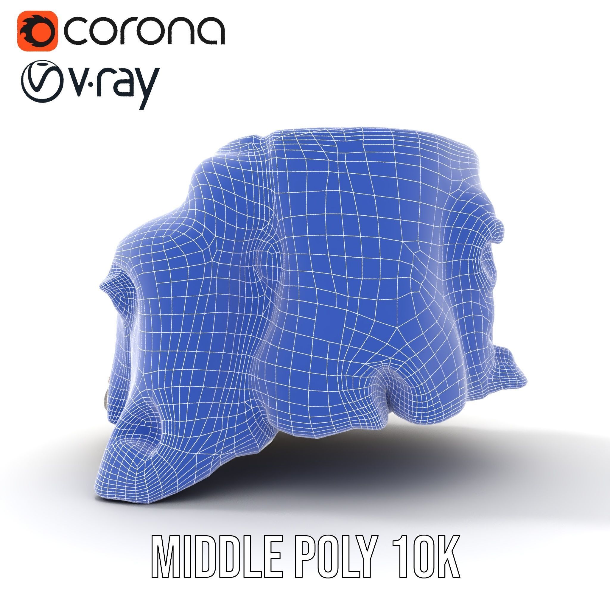 Mossy Tree Stump Model Pack Low-poly 3D model_26