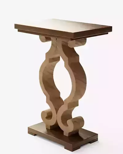 Uttermost Parina Wide Hardwood Accent Table by Matthew Williams 3D model