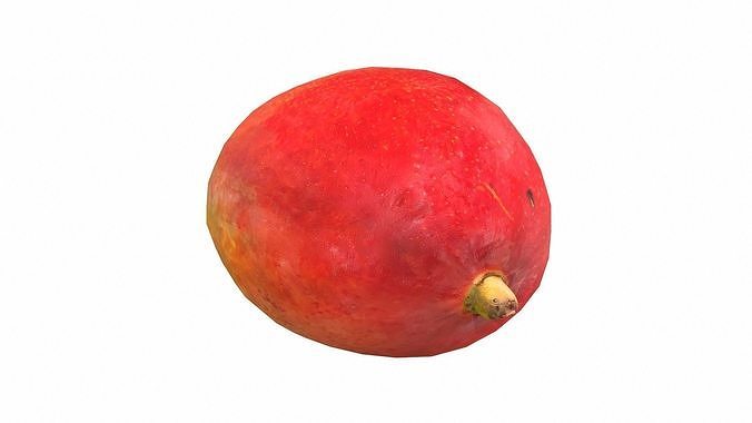 Mango Low-poly 3D model