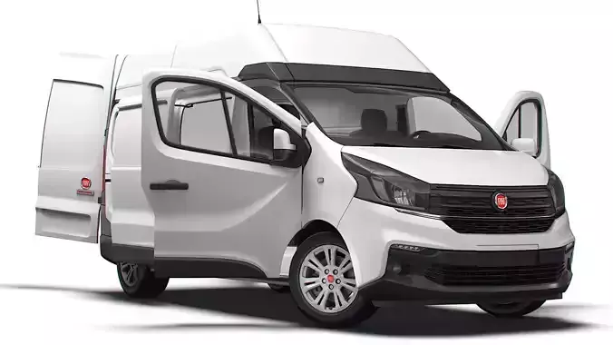 Fiat Talento Van L2H2 HQInterior 2021 3D model