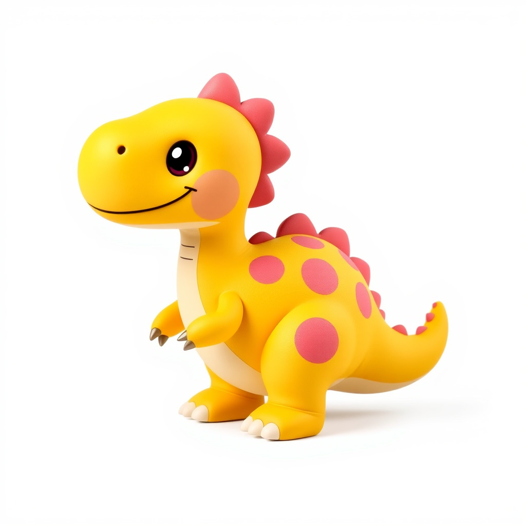 Smiling Dinosaur Character Model Pack Low-poly 3D model_2