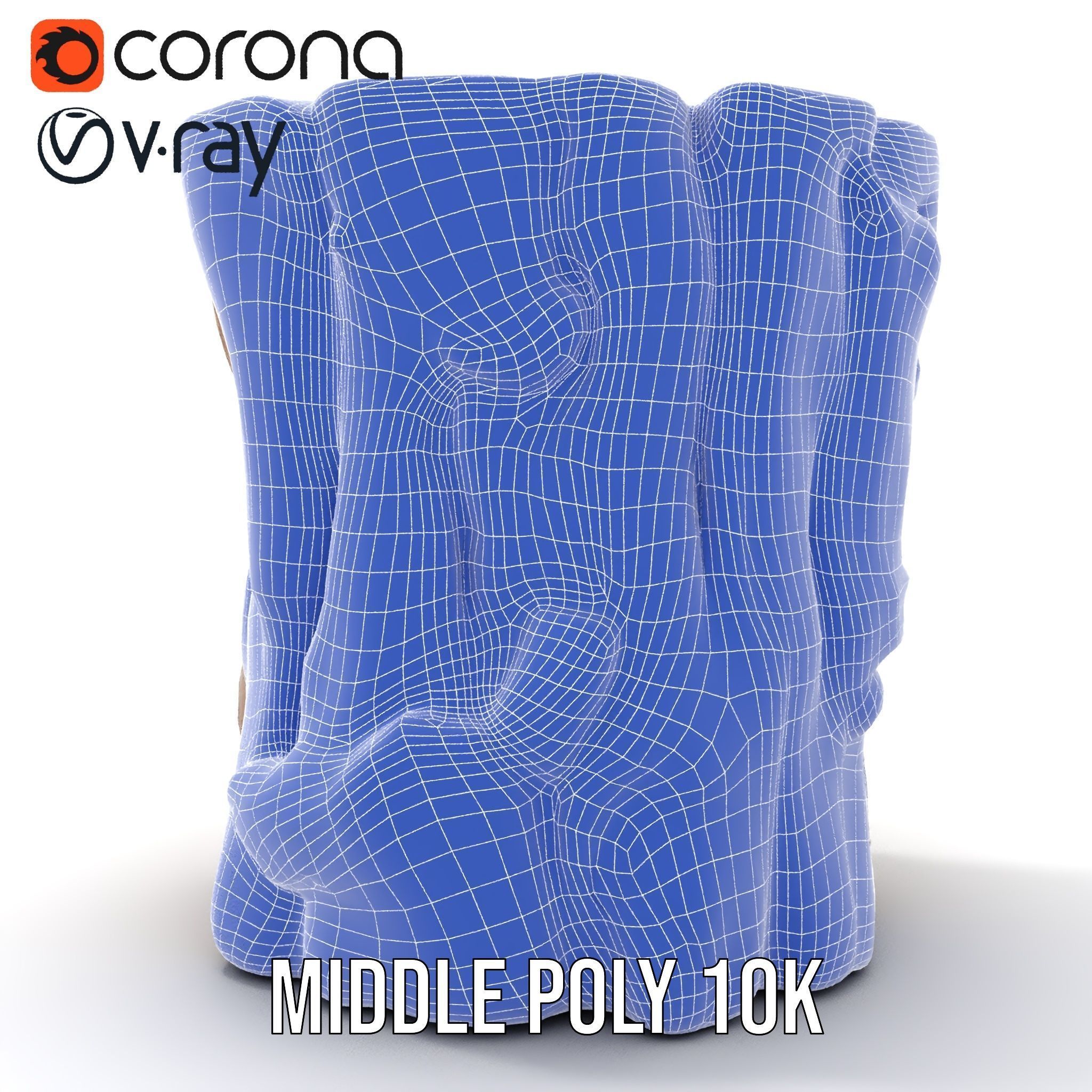 Realistic Mossy Tree Stump Model Pack for Natural Environments Low-poly 3D model_24