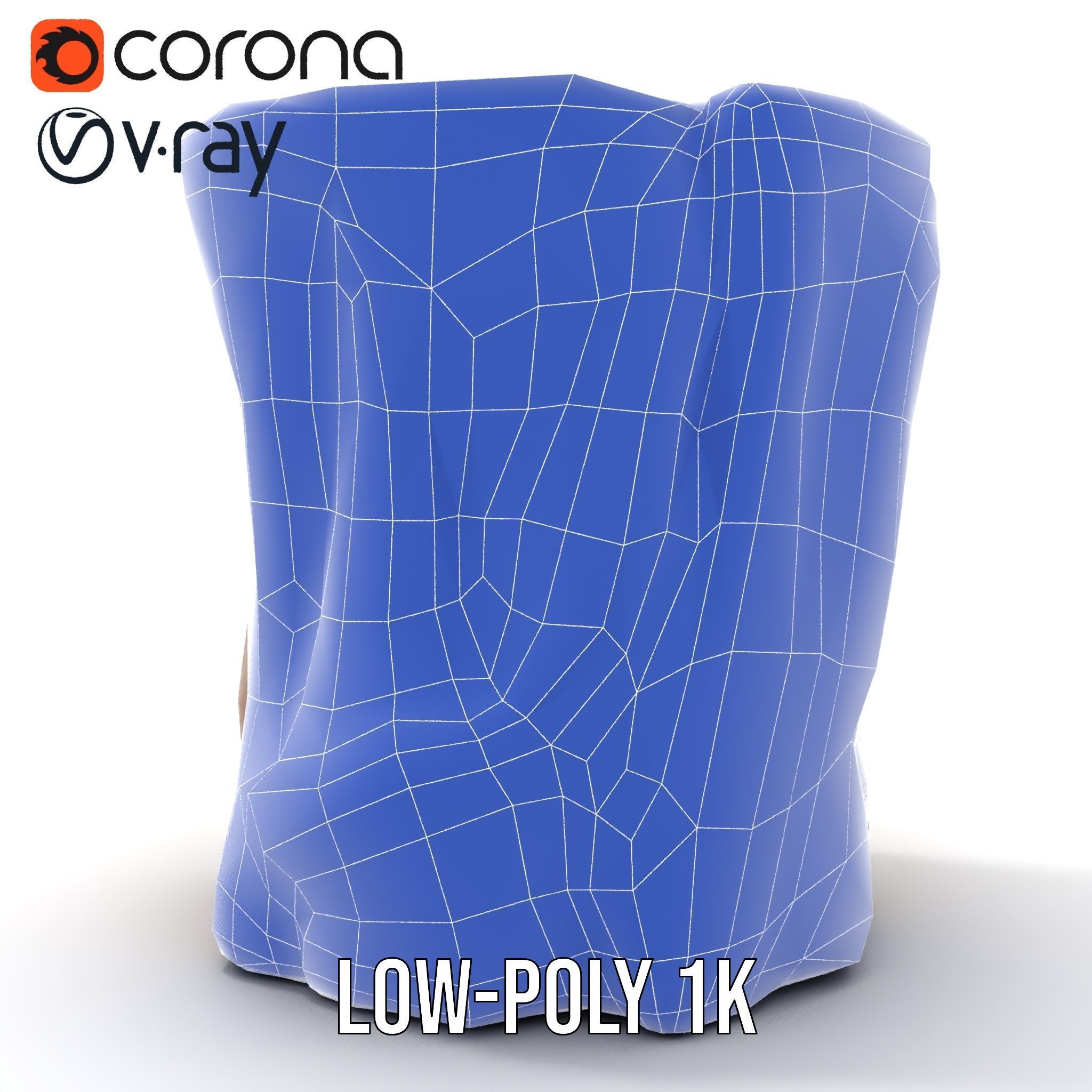 Realistic Mossy Tree Stump Model Pack for Natural Environments Low-poly 3D model_22