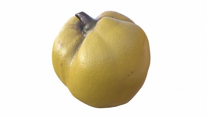 Quince Low-poly 3D model