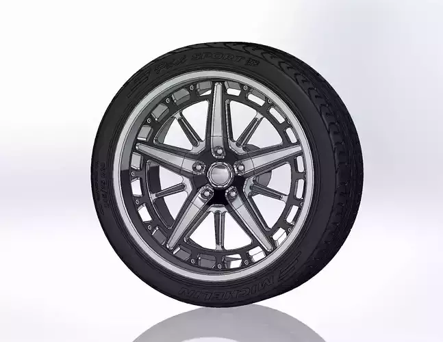 Wheels Schott Fulcrum PT for your scale model 3D print model