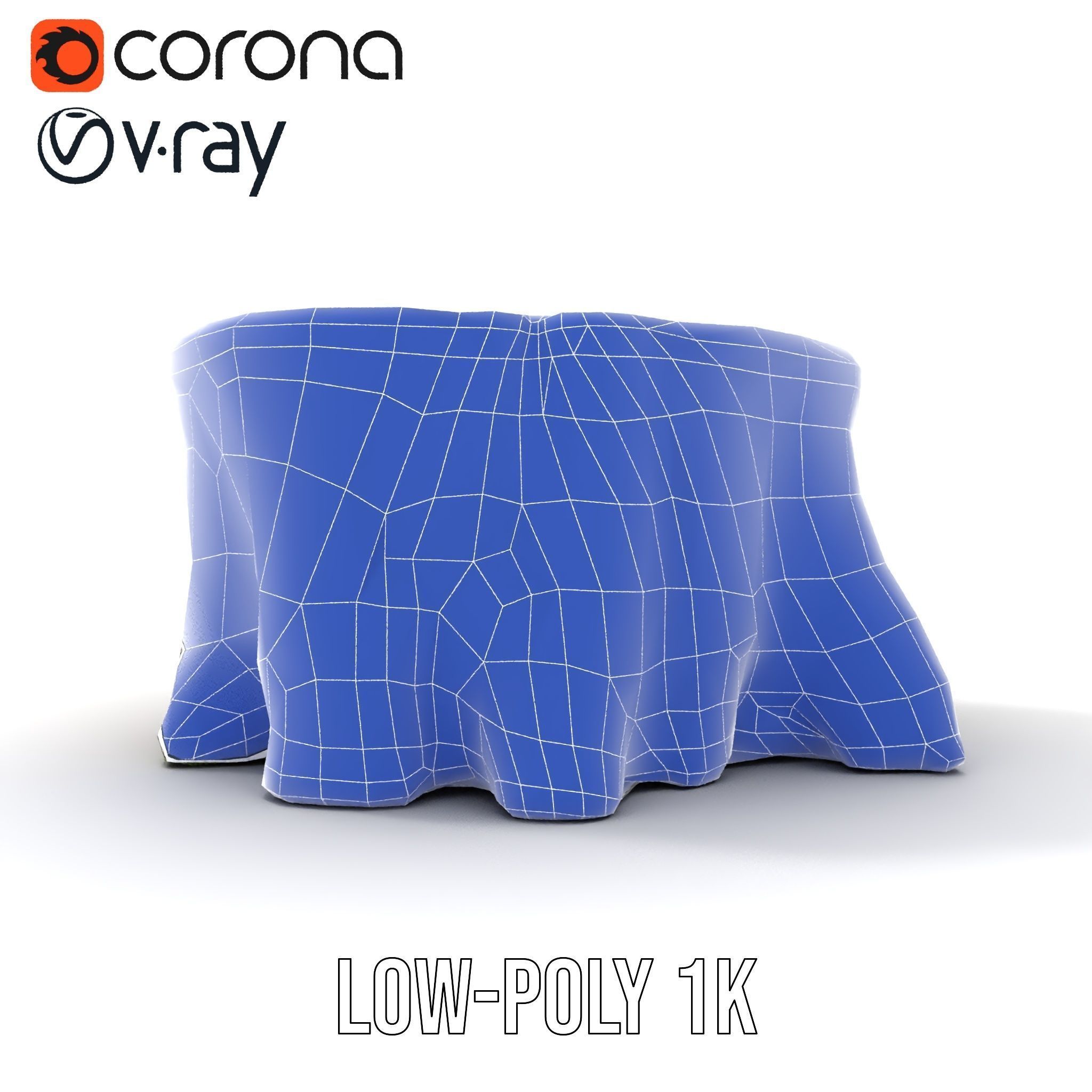 Mossy Tree Stump Model Pack Low-poly 3D model_31