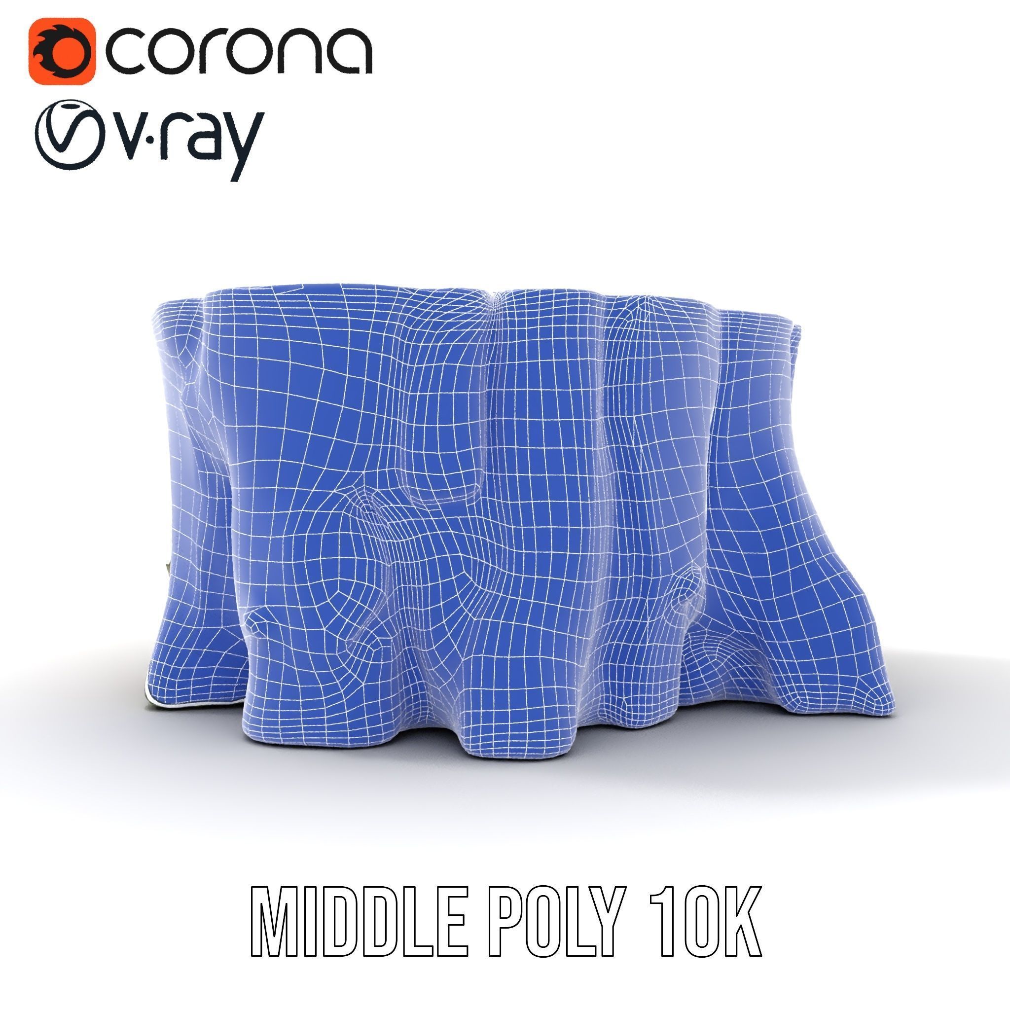 Mossy Tree Stump Model Pack Low-poly 3D model_30