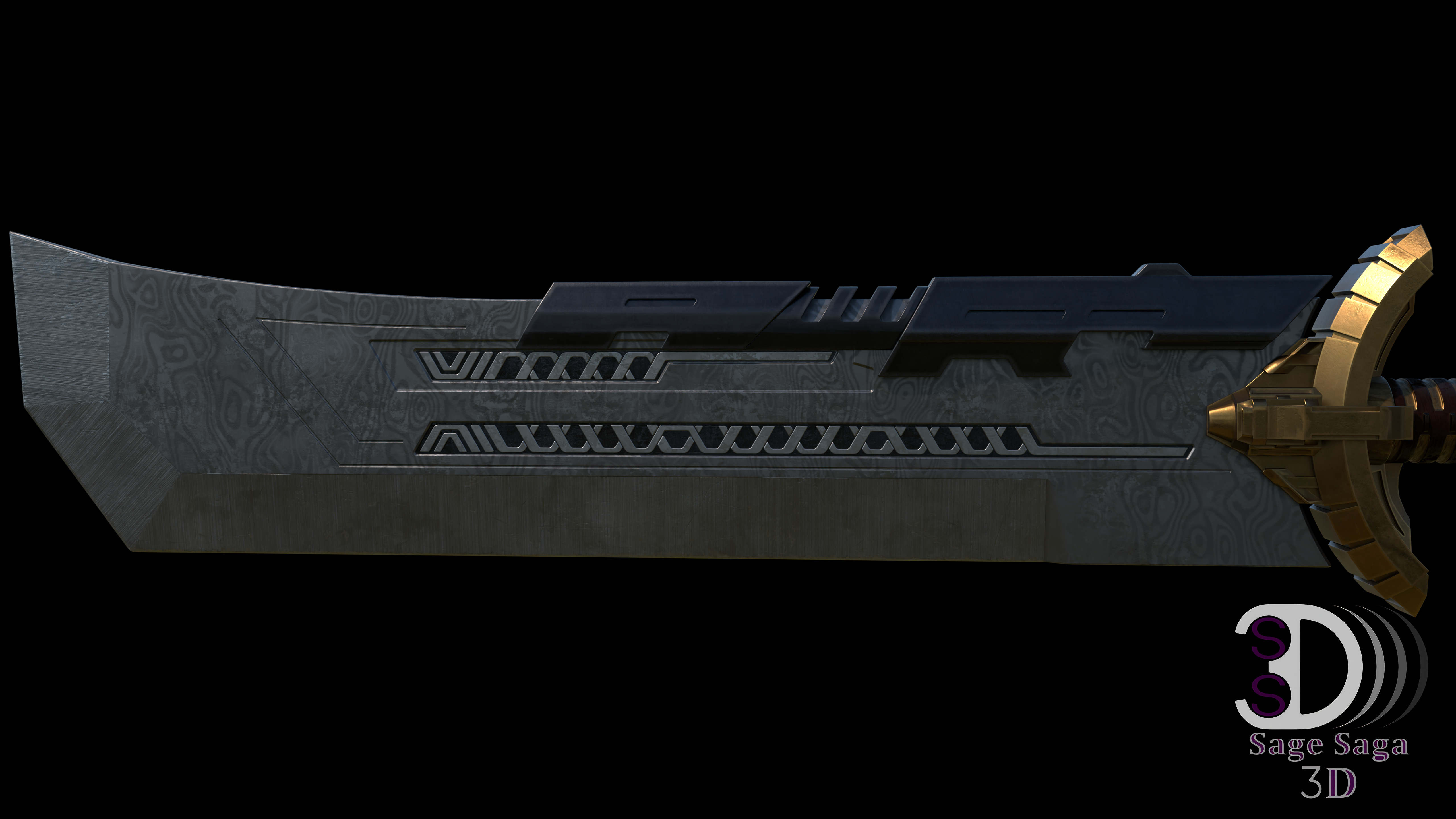 Thanos Double Edged Blade llSS3Dll 3D model_6