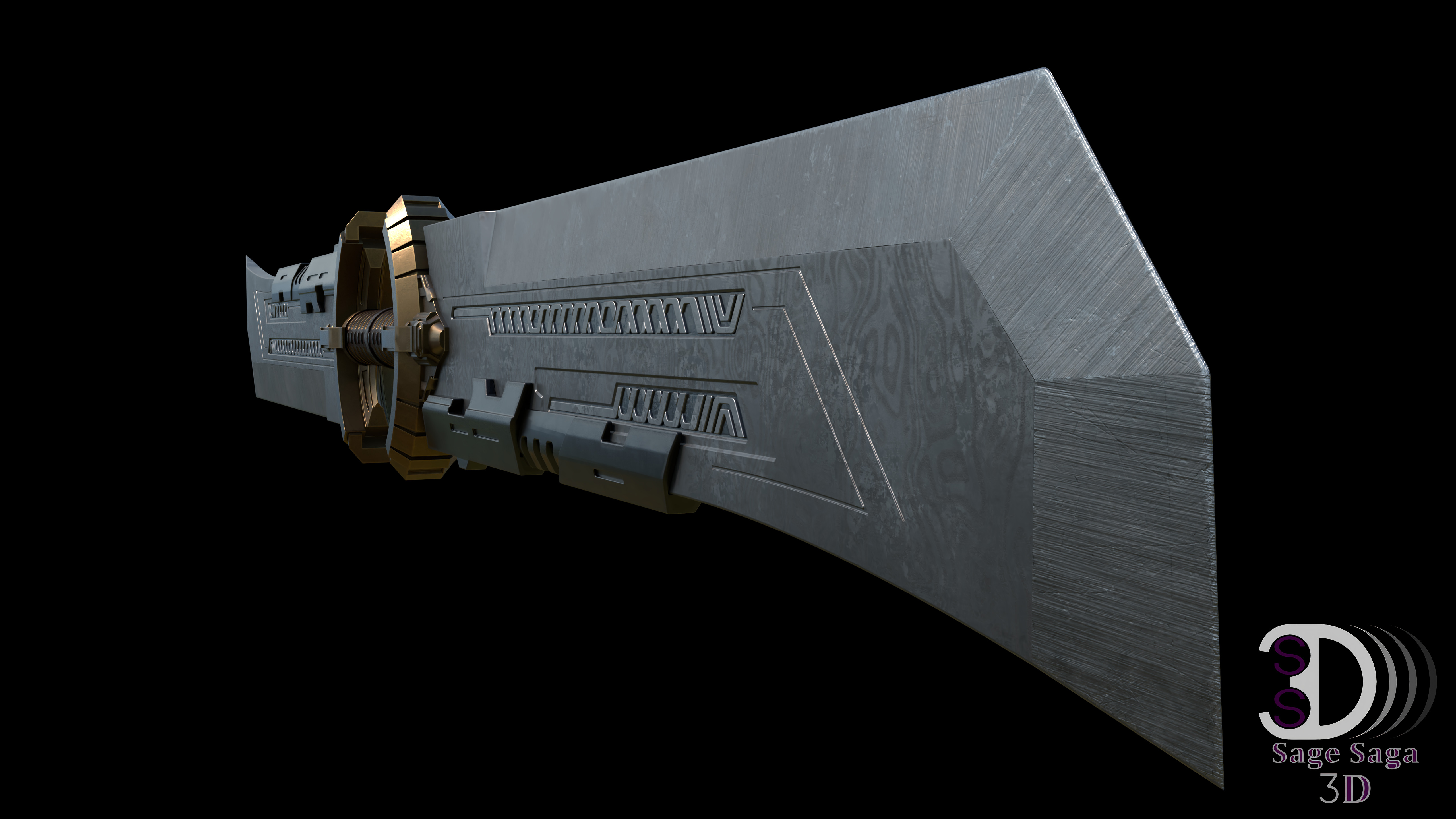 Thanos Double Edged Blade llSS3Dll 3D model_3