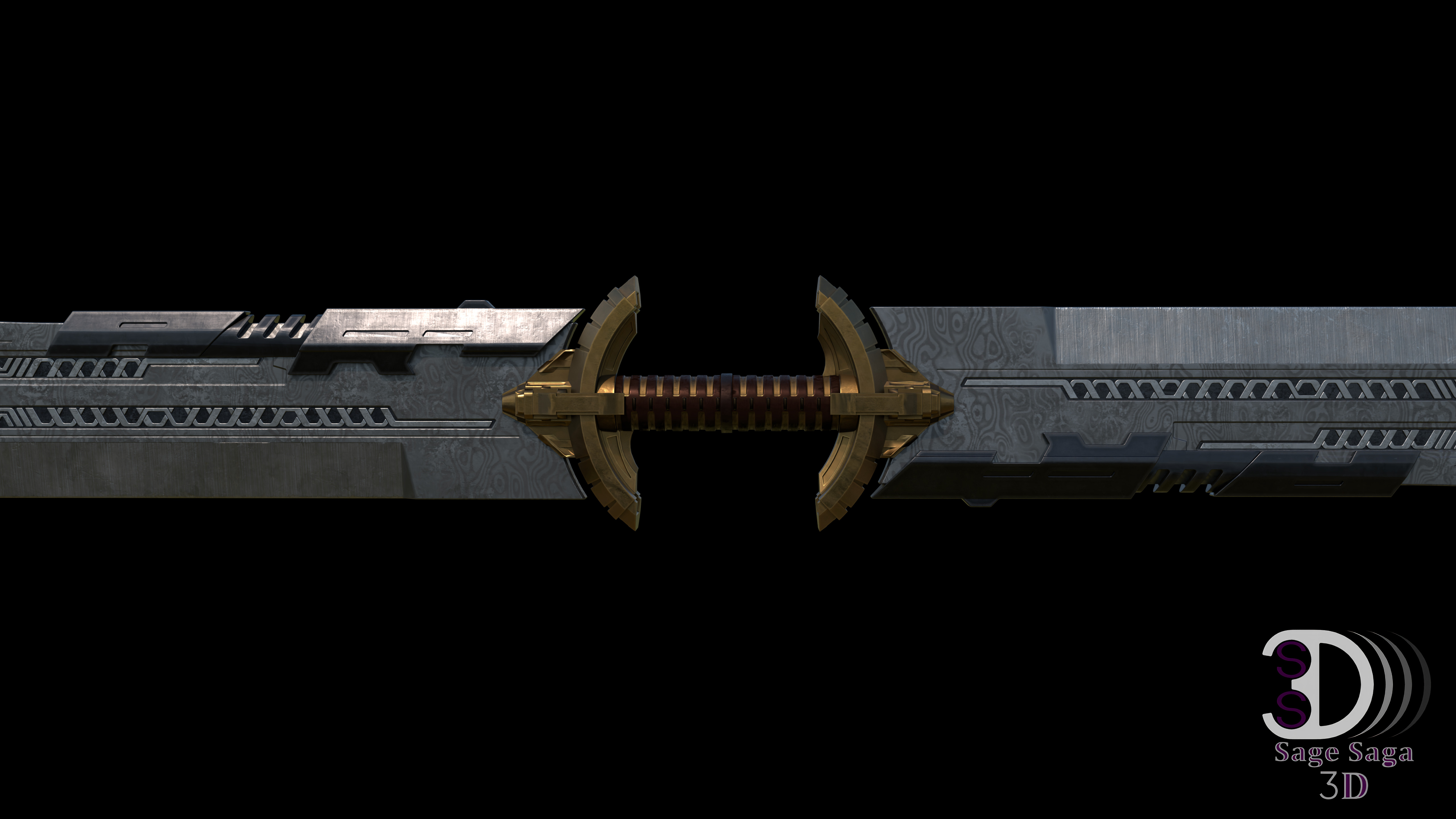 Thanos Double Edged Blade llSS3Dll 3D model_4