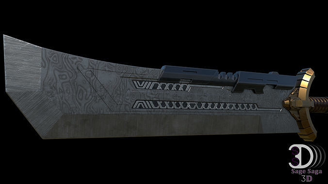 Thanos Double Edged Blade llSS3Dll 3D model