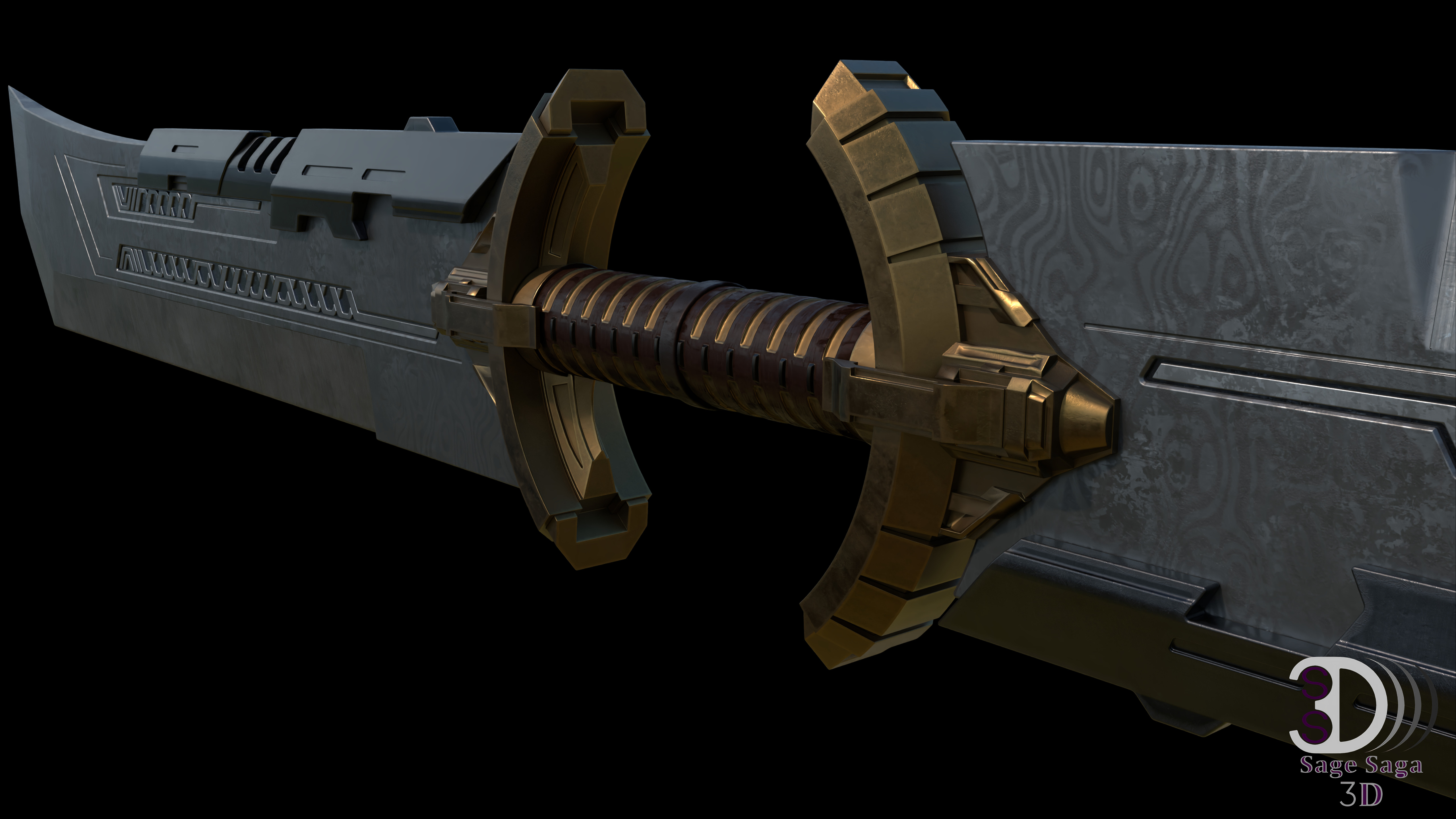 Thanos Double Edged Blade llSS3Dll 3D model_2