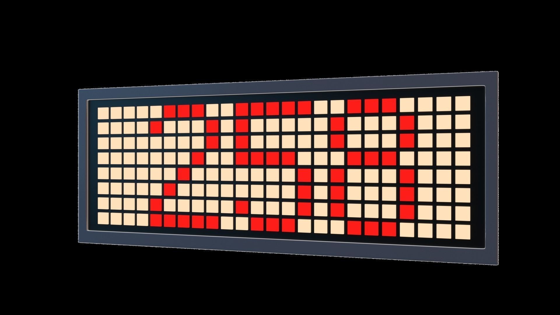 LED board  Free 3D model_0