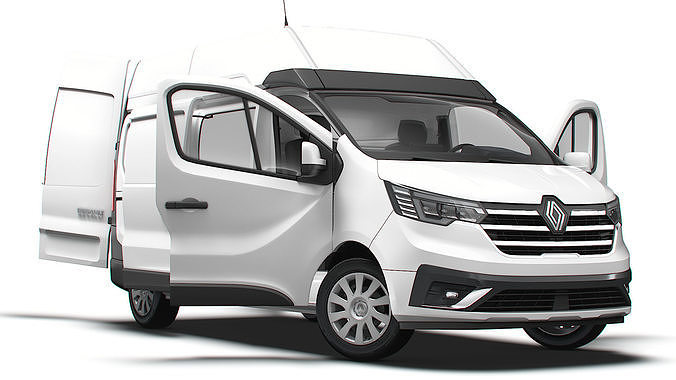 Renault Trafic Van L2H2 HQInterior 2024 3D model