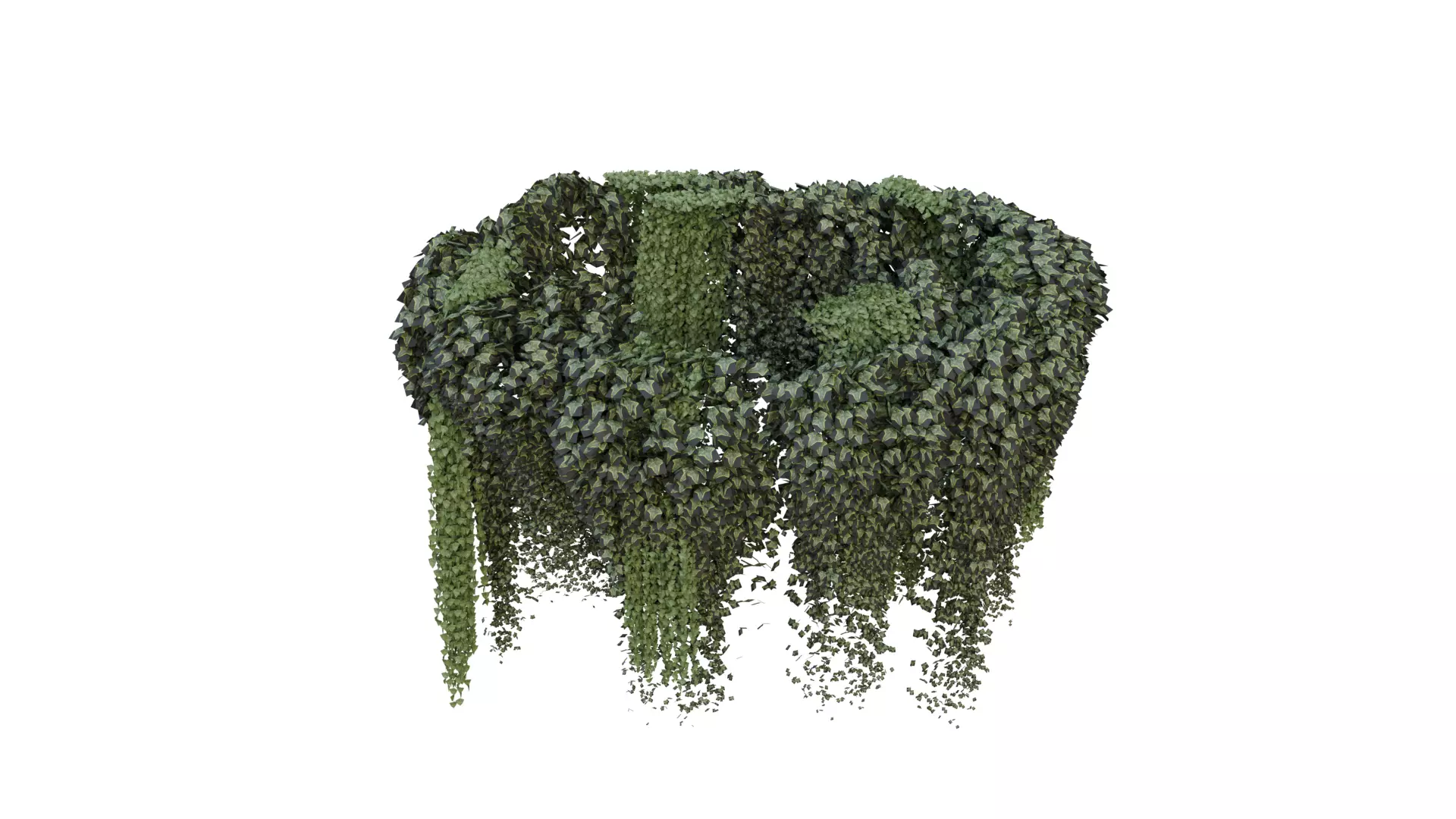 Hanging Ceiling Plant 3D Model  Free low-poly 3D model_0