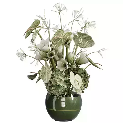 Flower In Vase 81 3D model Flower In Vase 81 3D model