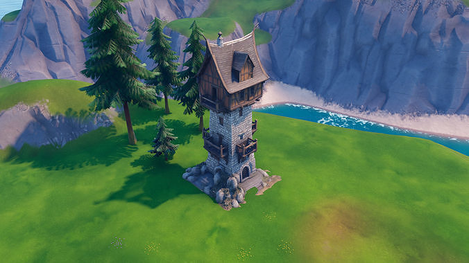 Medieval Fantasy Towers Pack 20 AI Pieces 3D model 3