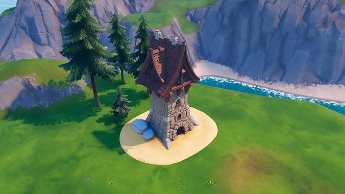 Medieval Fantasy Towers Pack 20 AI Pieces 3D model 4