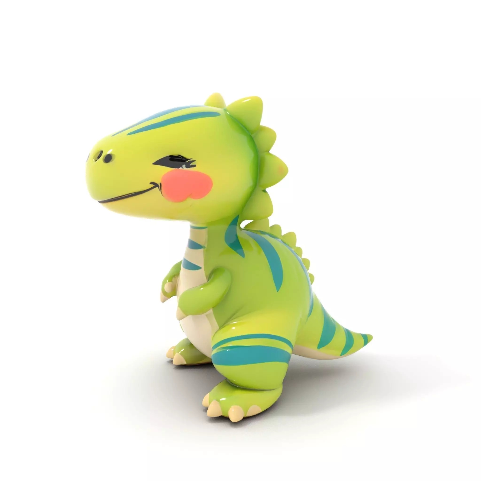Cute Dinosaur Model Pack with Playful Design Low-poly 3D model_0