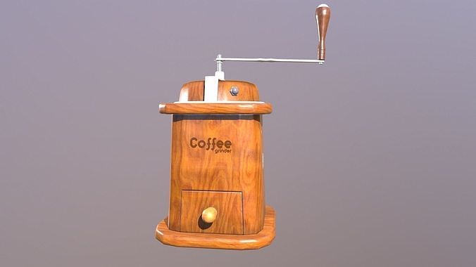 Coffee Grinder Low-poly 3D model