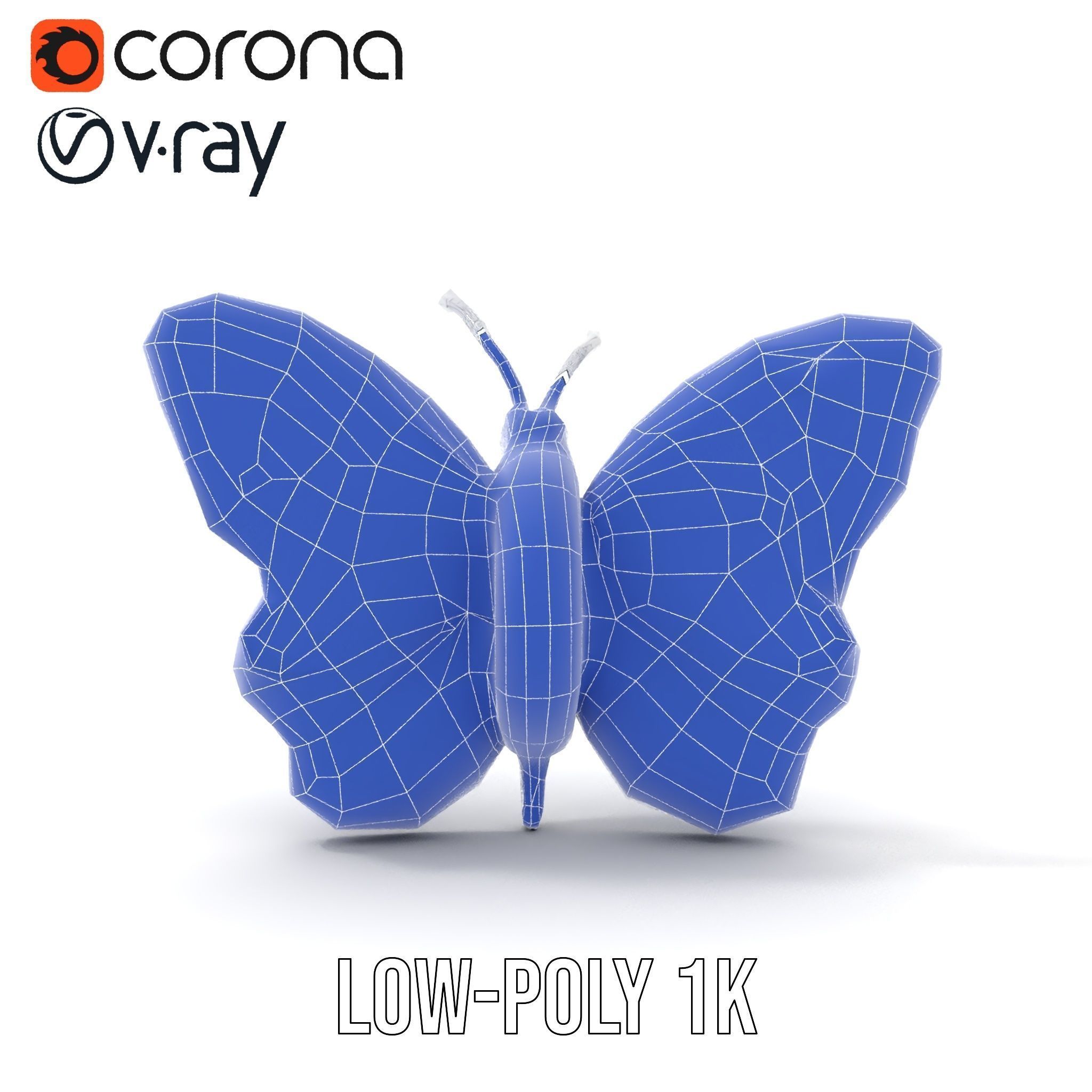 Colorful Inflatable Butterfly Model Pack Low-poly 3D model_25