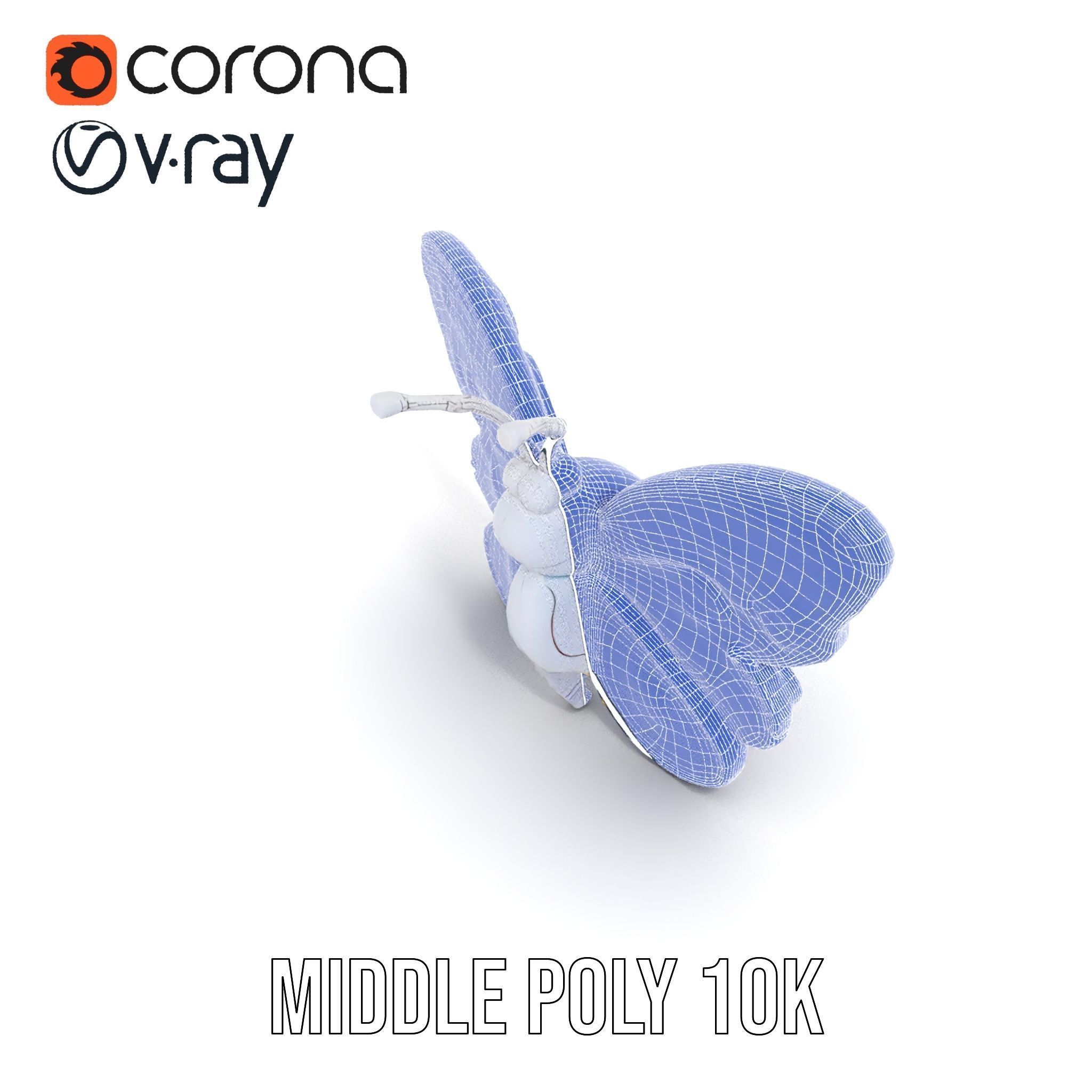Colorful Inflatable Butterfly Model Pack Low-poly 3D model_24