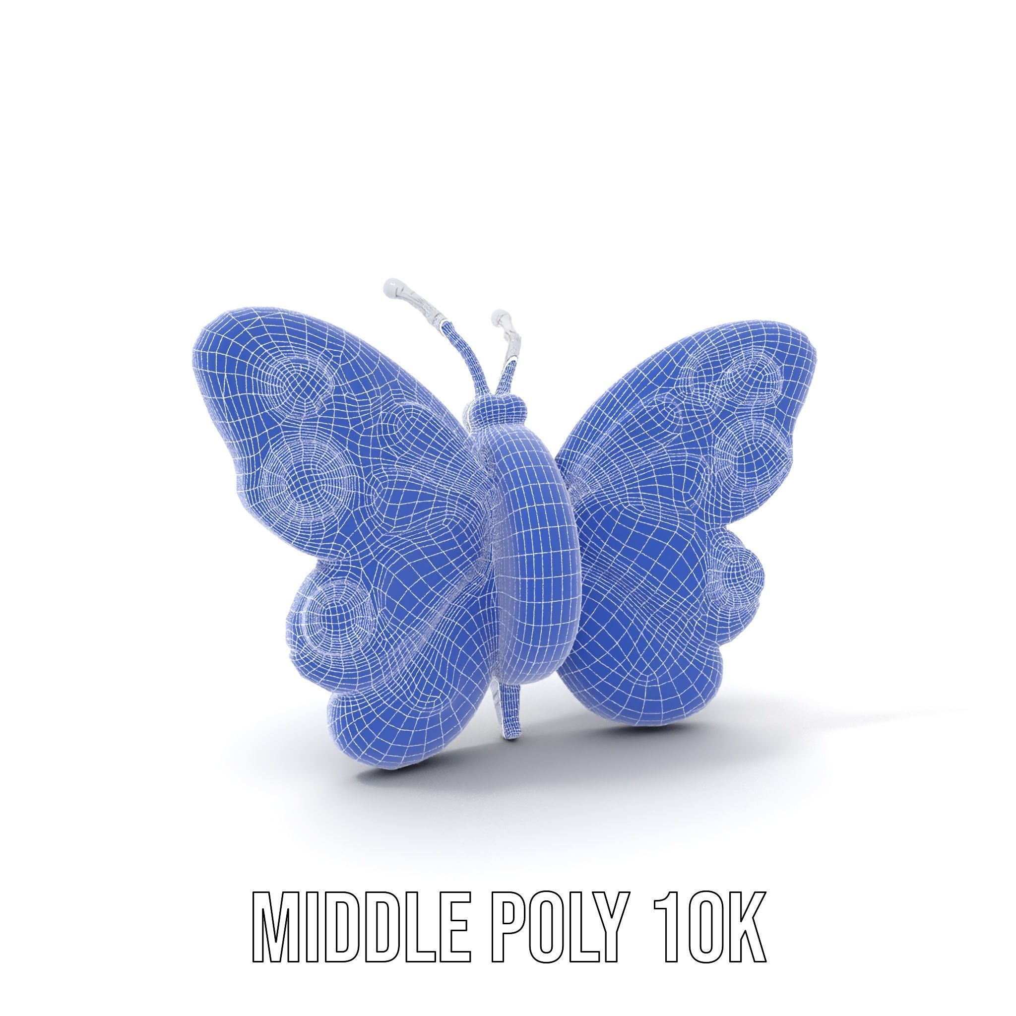 Colorful Inflatable Butterfly Model Pack Low-poly 3D model_18