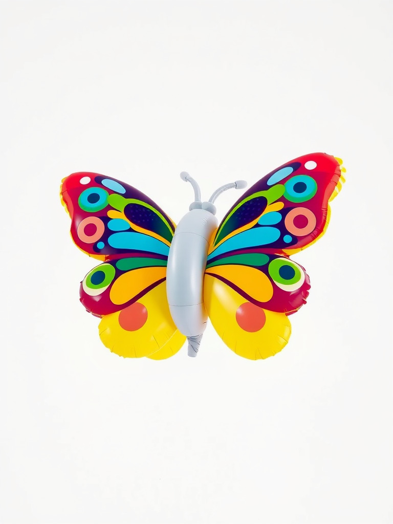 Colorful Inflatable Butterfly Model Pack Low-poly 3D model_2