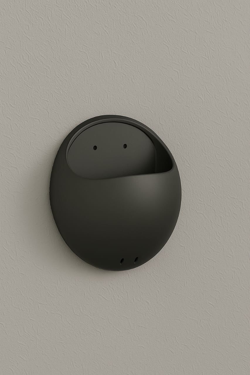 Wall Mounted Hanging Flower Pot  3D print model_1