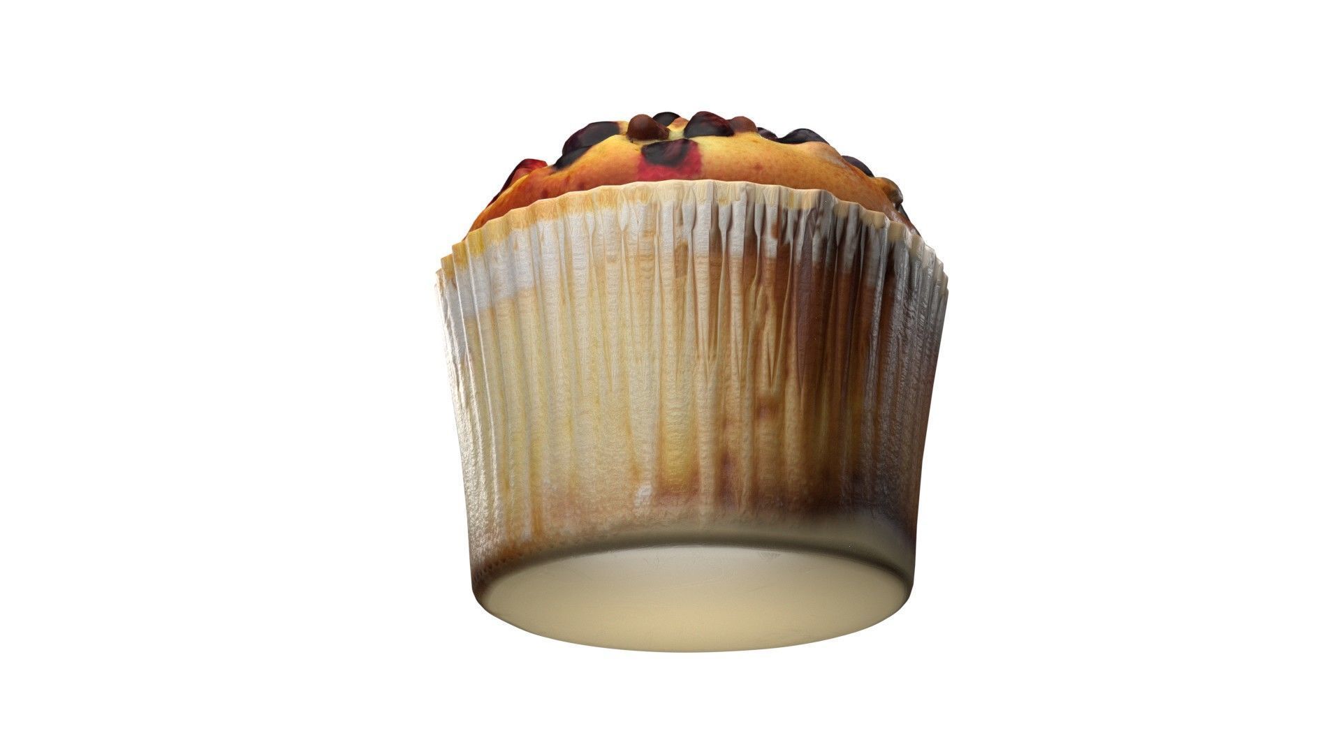 Muffin 19  Low-poly 3D model_6