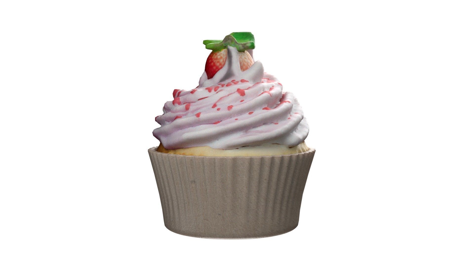 Muffins collection 3   Low-poly 3D model_6