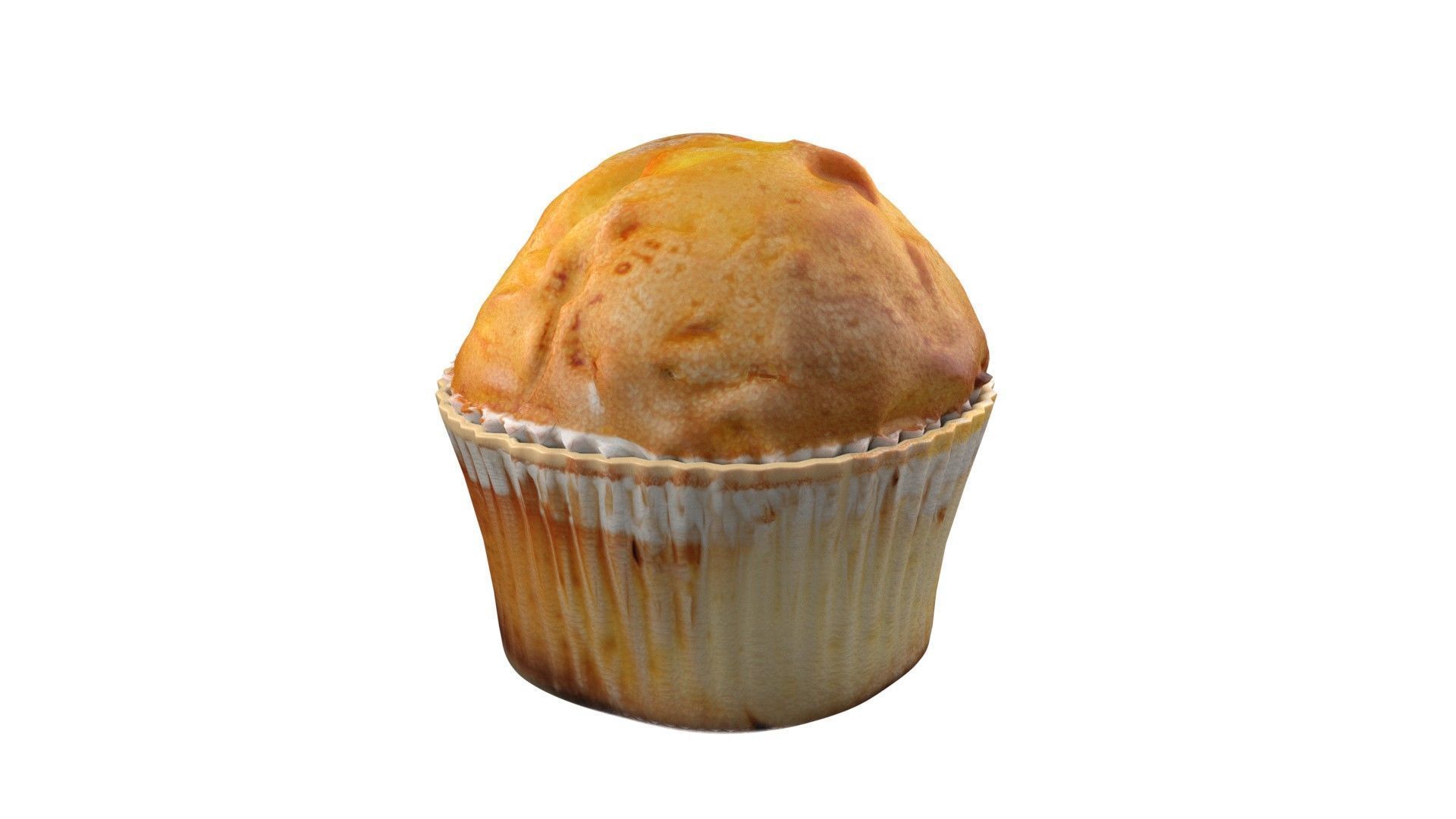 Muffins collection 3   Low-poly 3D model_15