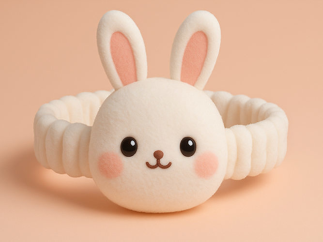Bunny Headband 3D print model