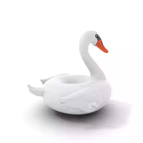 Swan Inflatable Pool Float D Model Pack