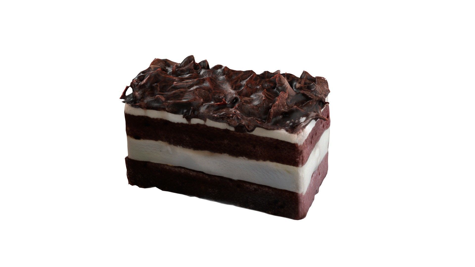 Pastry 3   Low-poly 3D model_1