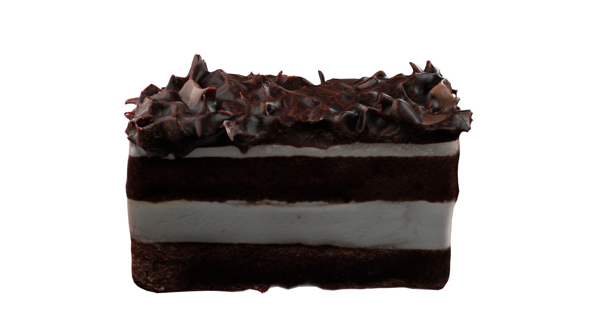 Pastry 3   Low-poly 3D model_6