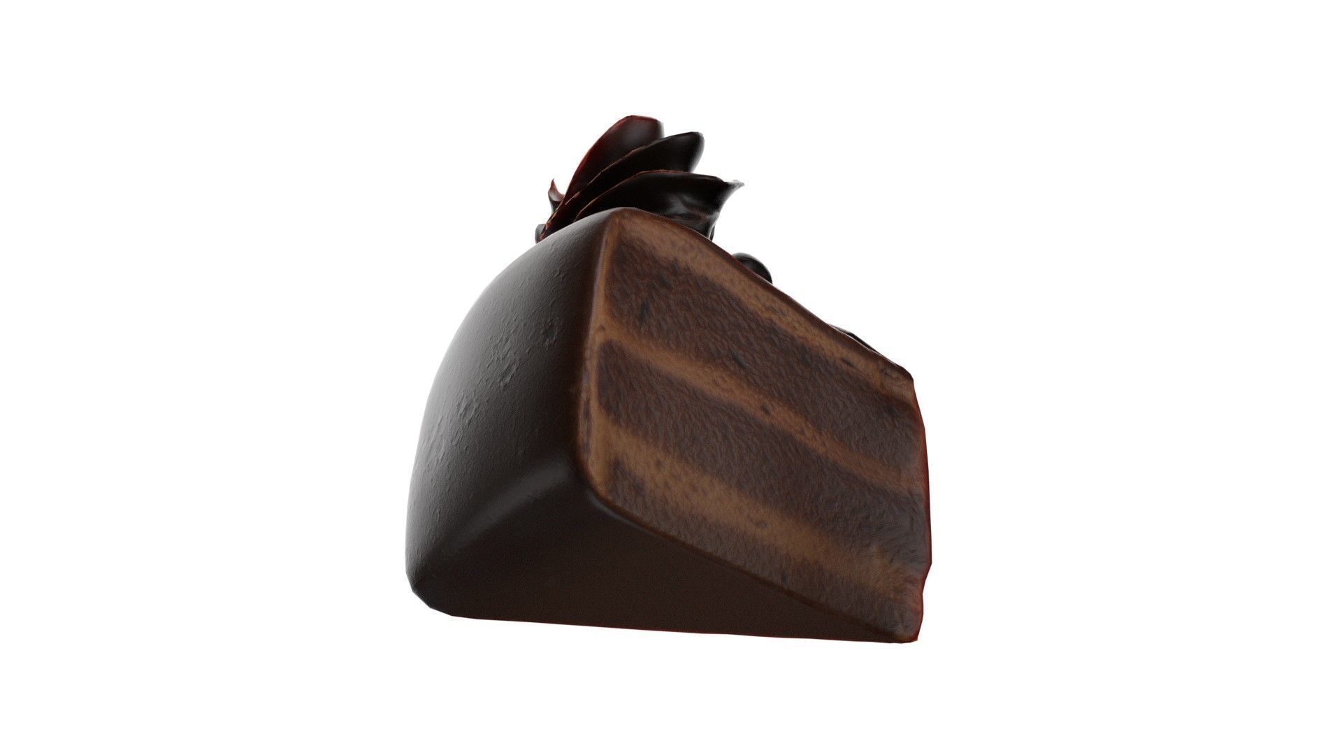 Pastry 4   Low-poly 3D model_4