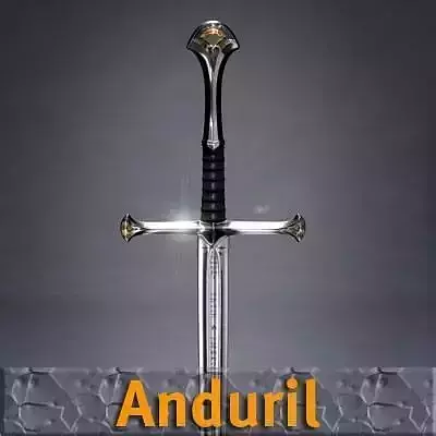 Anduril Sword 3D model